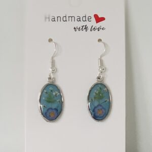 Handmade Resin Earrings Oval