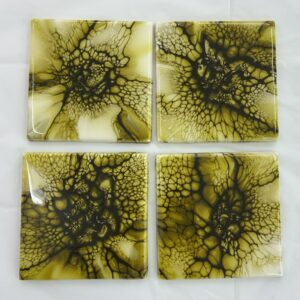 Coasters – Green Set of Four
