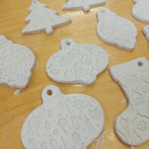 Textured Christmas Decorations: 30th September 10:00am -11:30am
