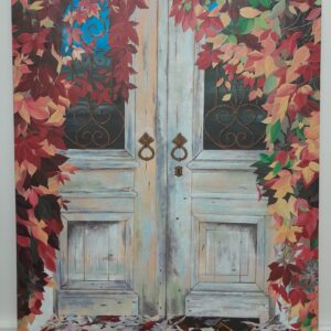 Autumn Door Original Painting