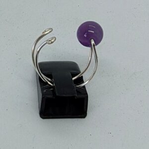 Adjustable Amethyst Ring