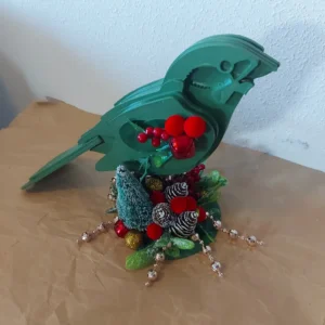 Christmas themed bird workshop