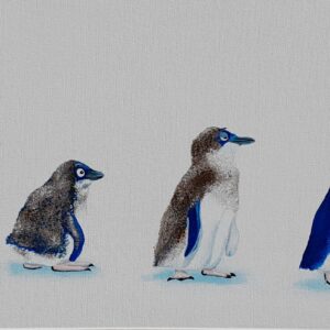Little Blue Penguin Evolution Original Art